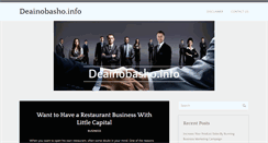 Desktop Screenshot of deainobasho.info